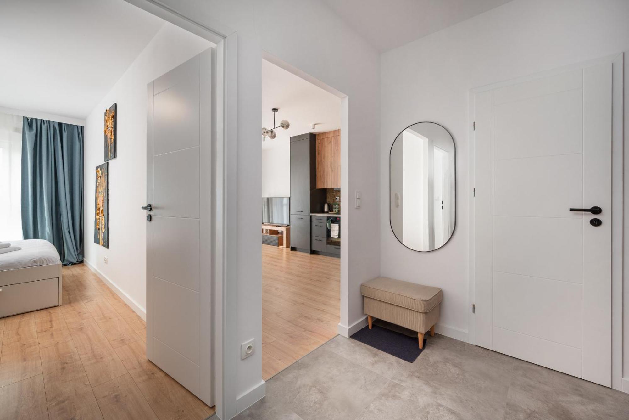 ורשה High Wilanow Modern Apartment מראה חיצוני תמונה
