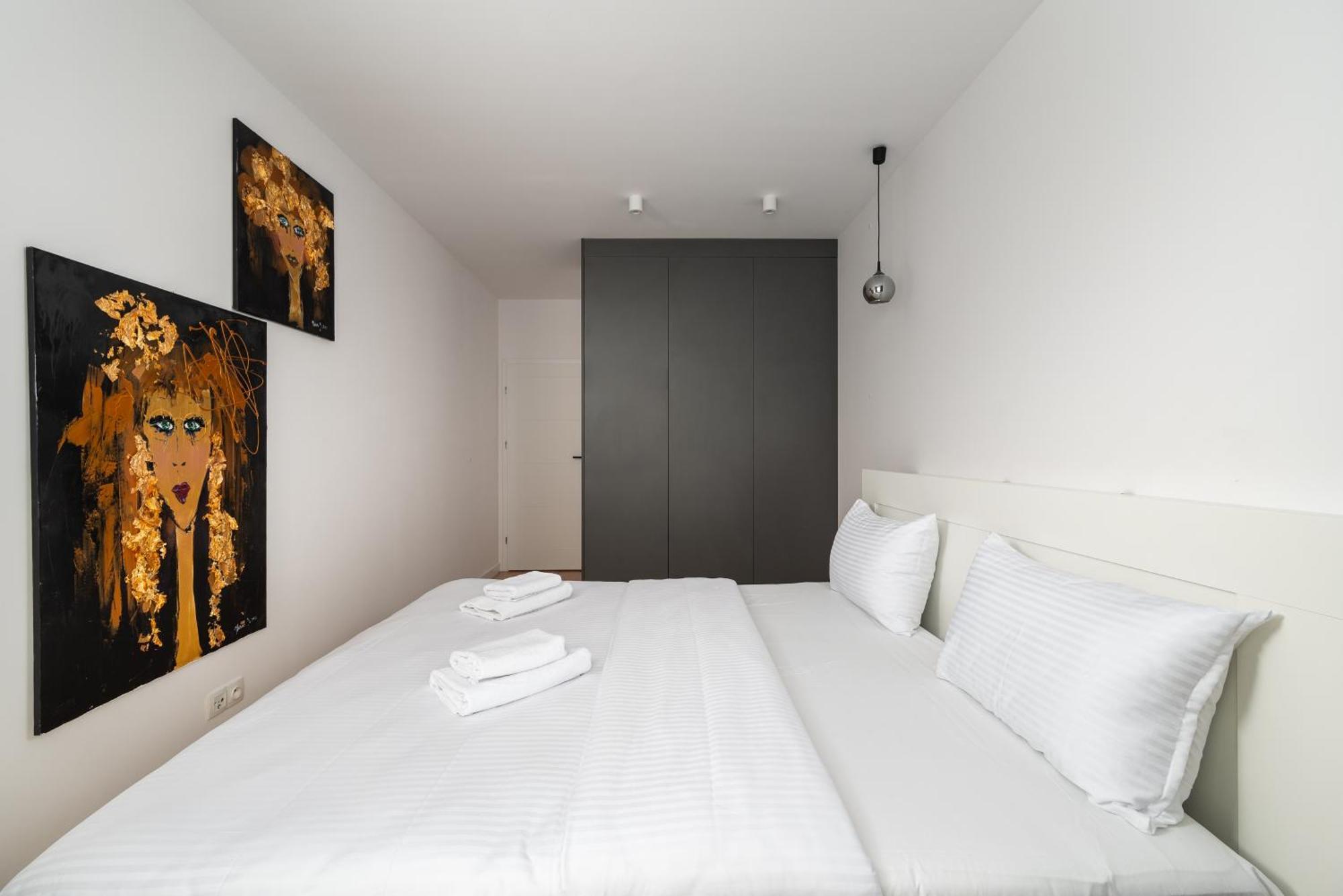 ורשה High Wilanow Modern Apartment מראה חיצוני תמונה